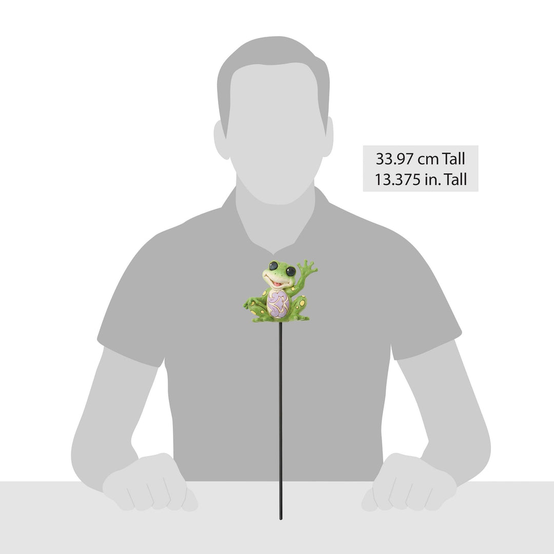 Plant Stake Frog Figurine