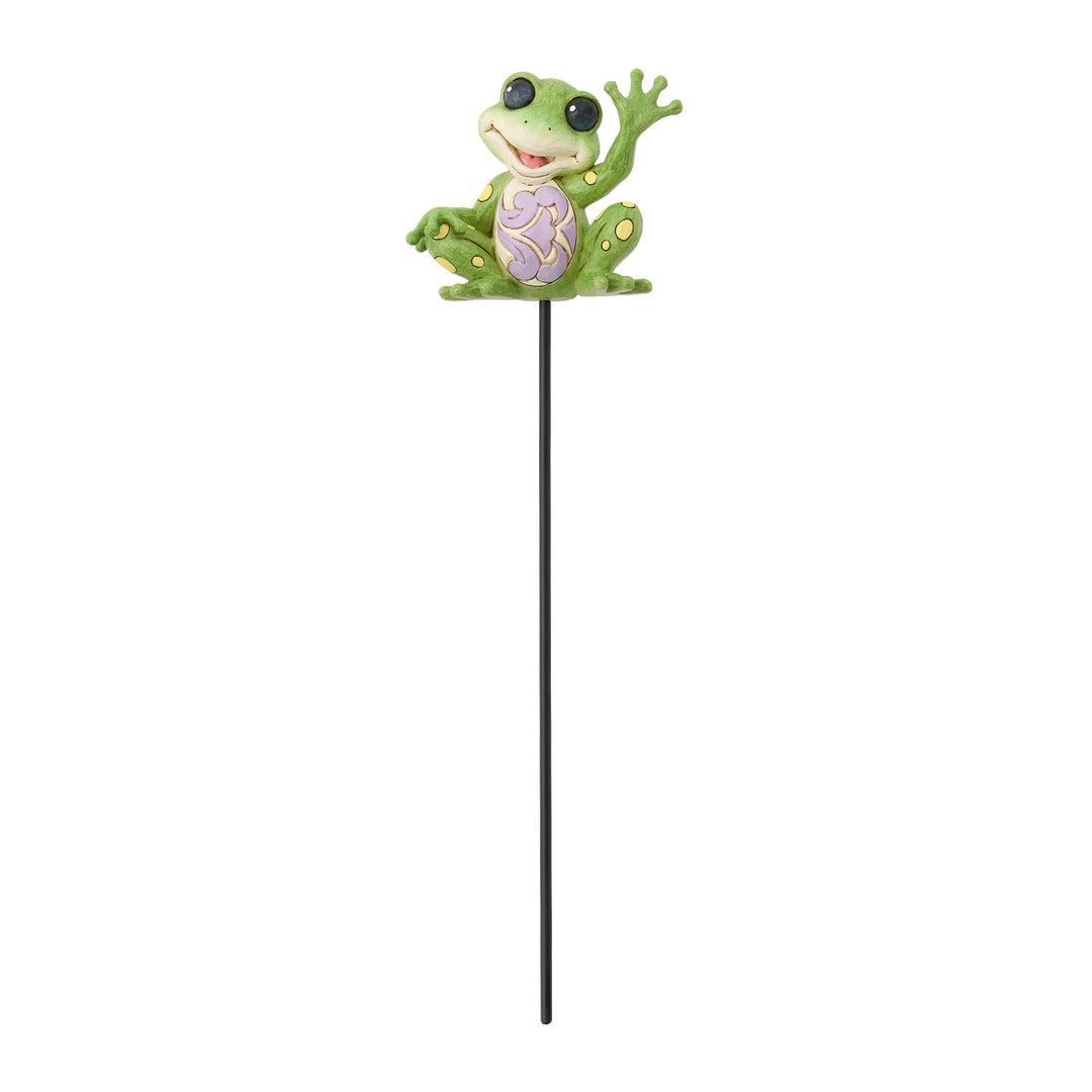 Plant Stake Frog Figurine