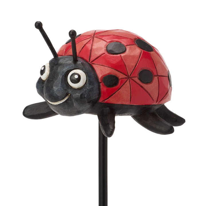 Plant Stake Ladybug Figurine
