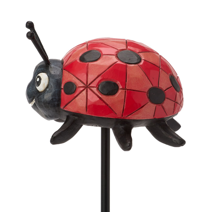 Plant Stake Ladybug Figurine