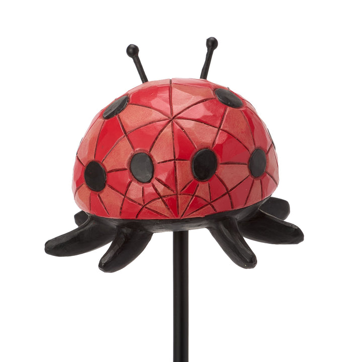 Plant Stake Ladybug Figurine