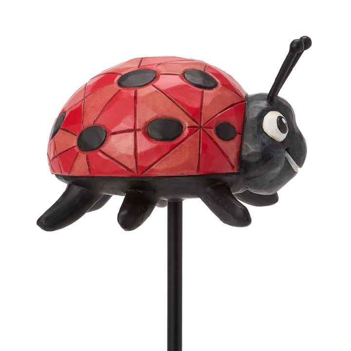Plant Stake Ladybug Figurine