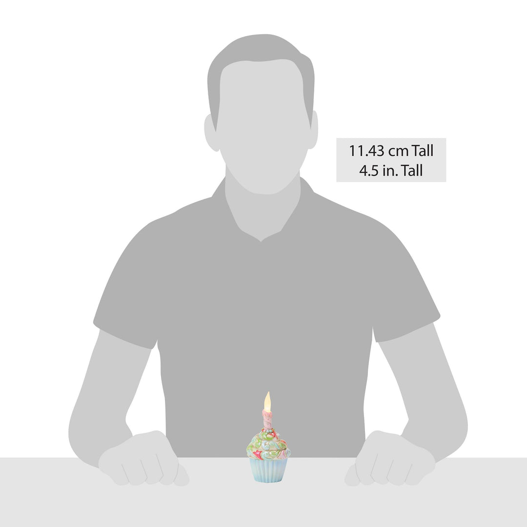 Celebration Cupcake Figurine - "Time To Celebrate"