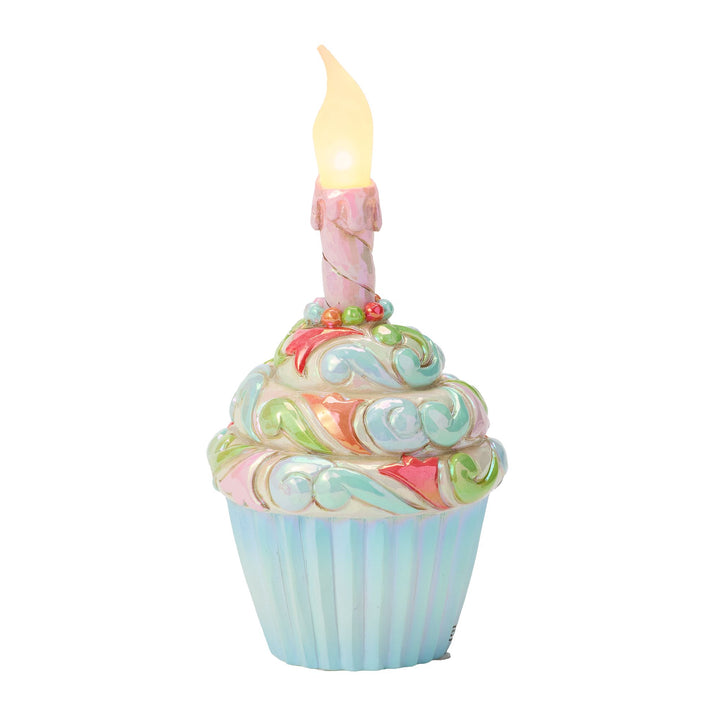 Celebration Cupcake Figurine - "Time To Celebrate"