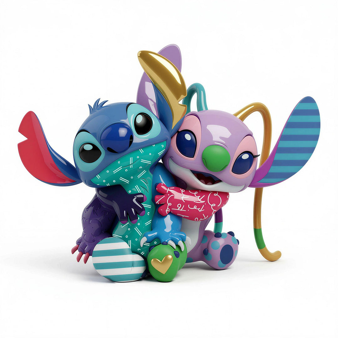 Stitch And Angel Love Figurine by Disney Britto