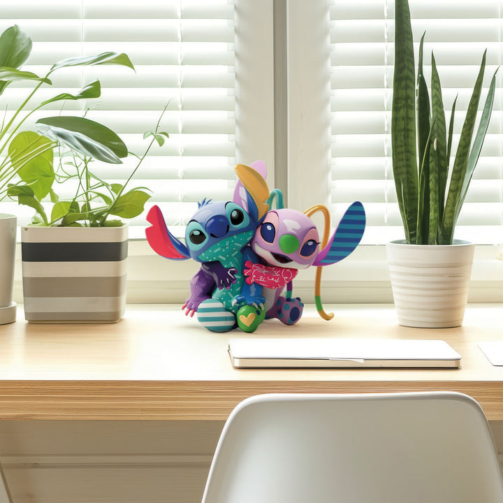 Stitch And Angel Love Figurine by Disney Britto