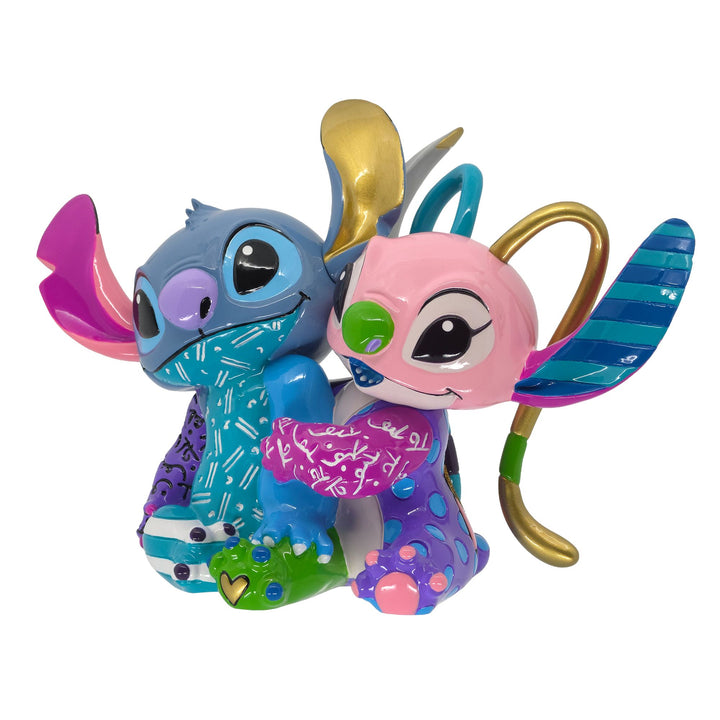 Stitch And Angel Love Figurine by Disney Britto