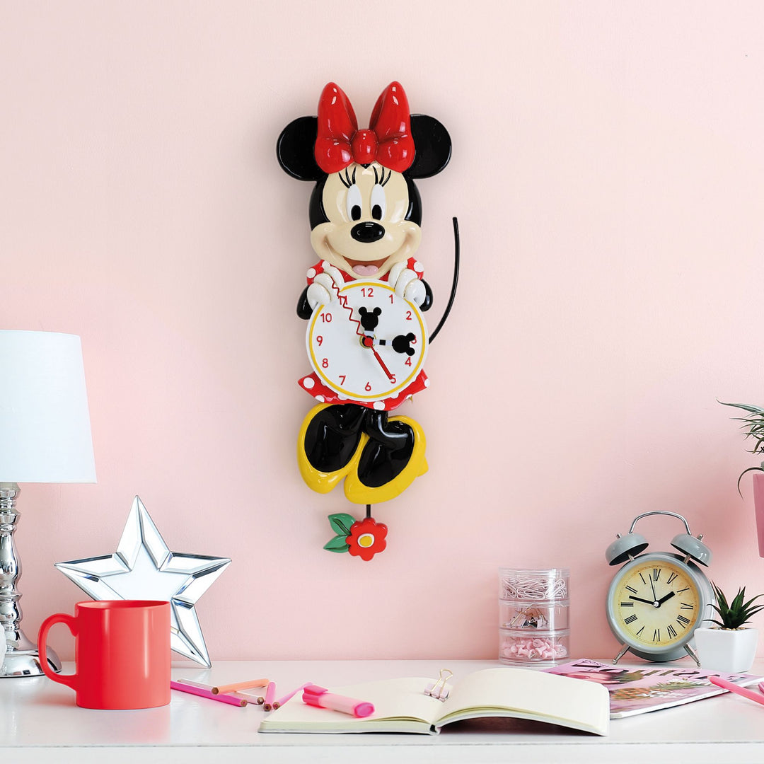 Minnie Mouse Wall Clock - Disney by Allen Designs