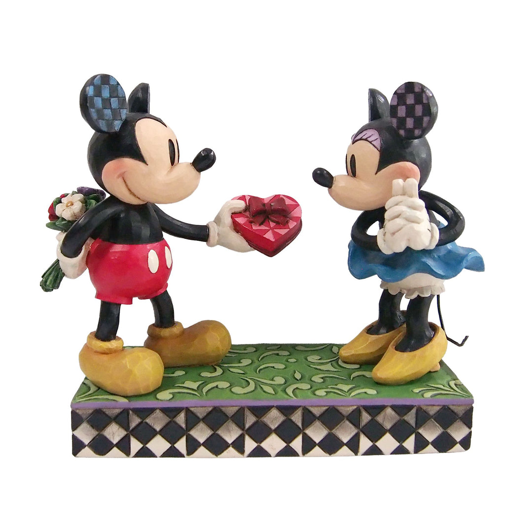 Mickey & Minnie Vintage Love Figurine - "Timeless Love"