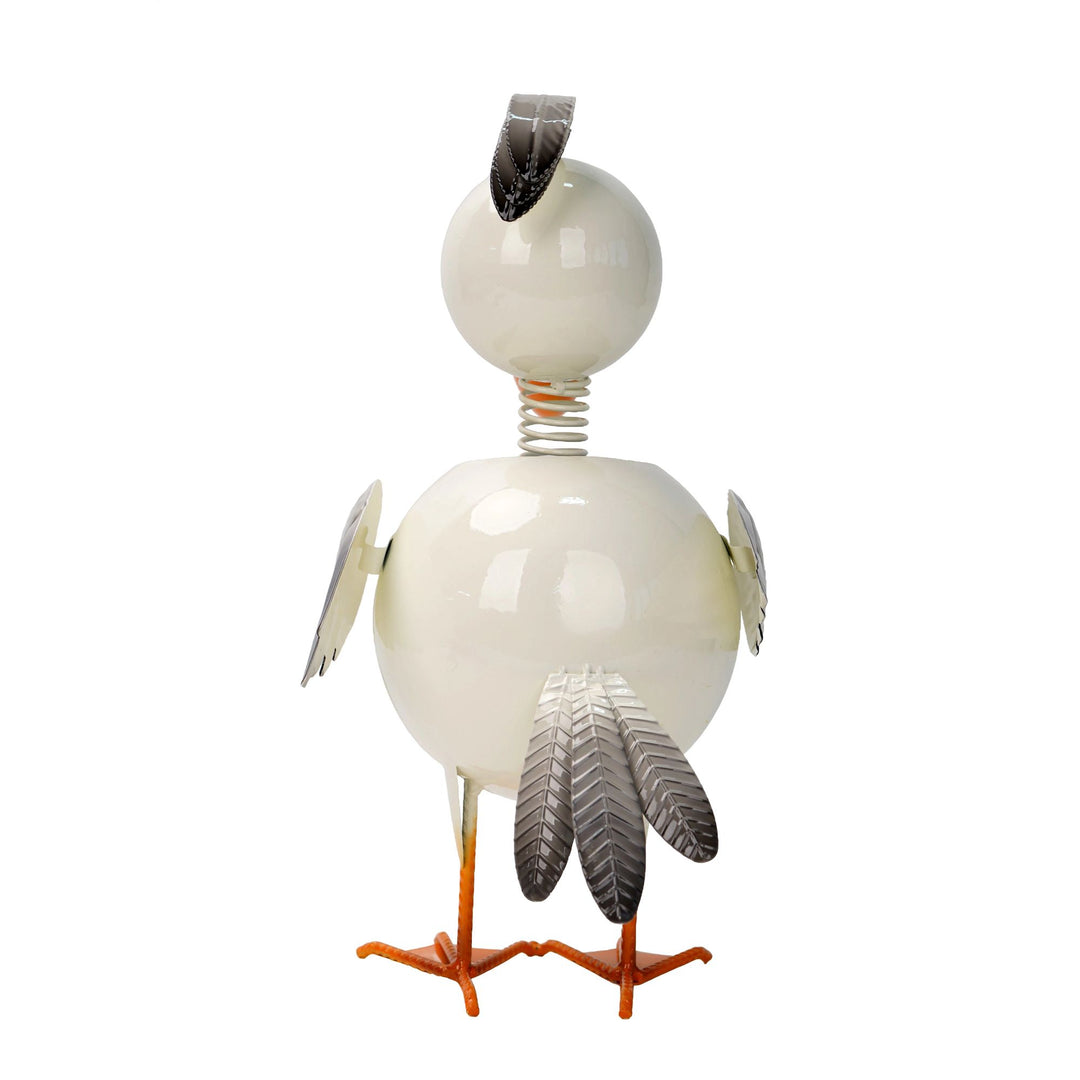 White Pelican Metal Ornament