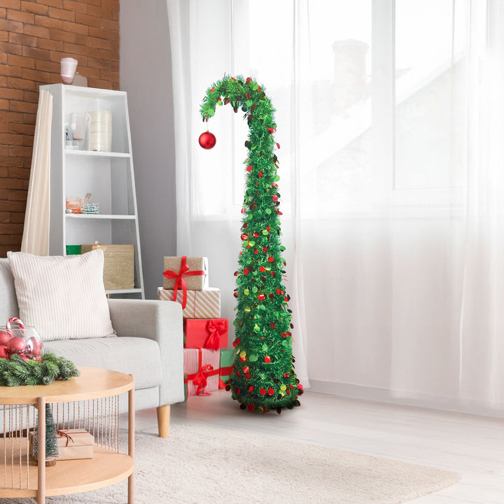 Curved Sequin Christmas Tree