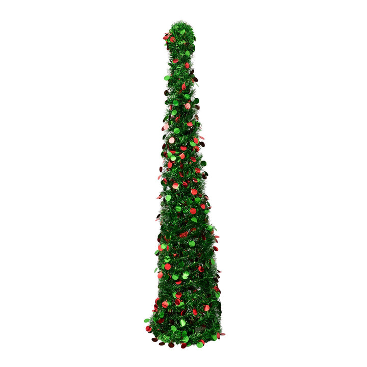 Curved Sequin Christmas Tree