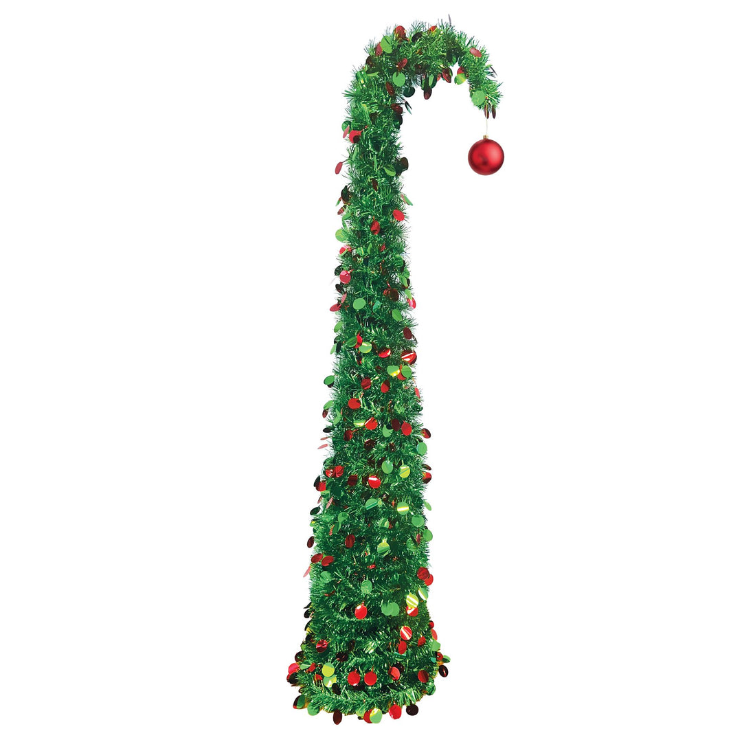 Curved Sequin Christmas Tree