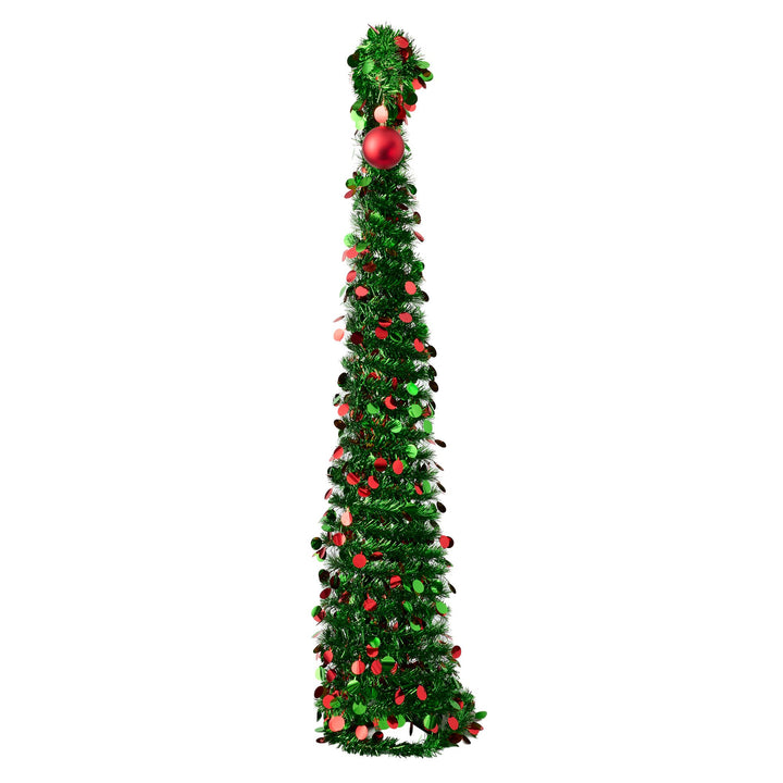 Curved Sequin Christmas Tree