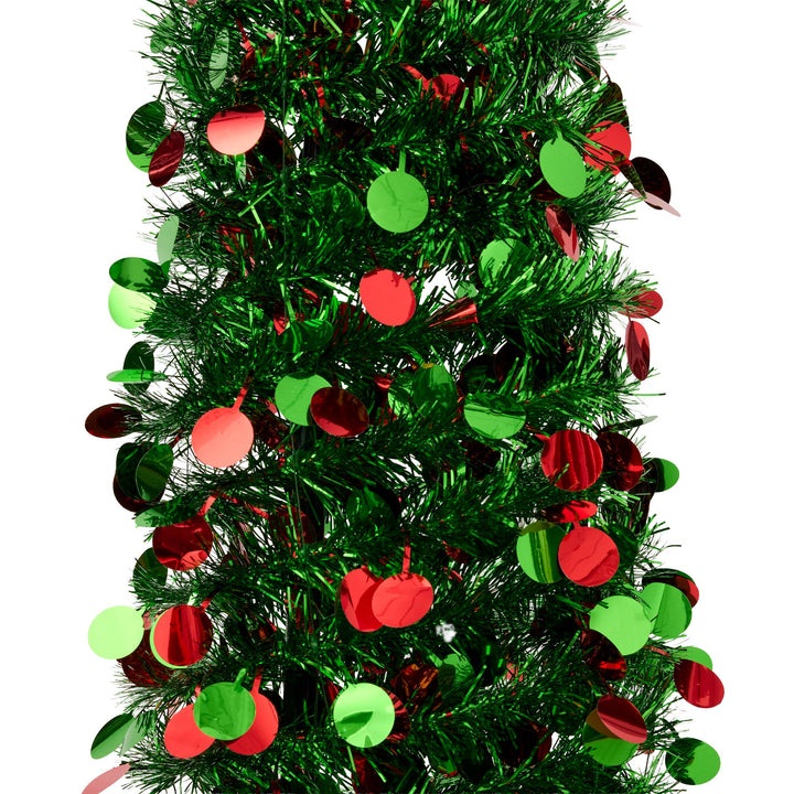 Curved Sequin Christmas Tree