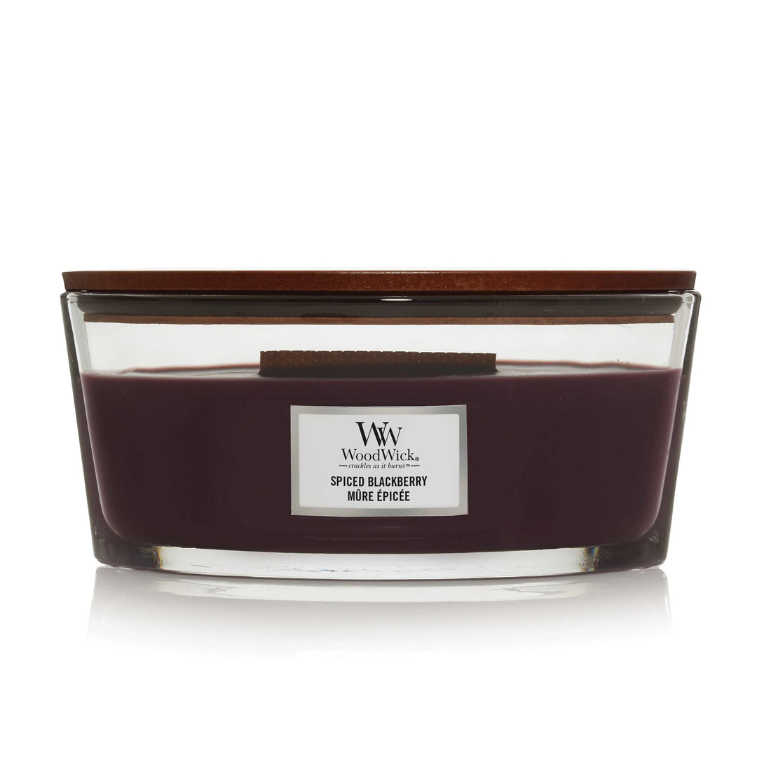 Spiced Blackberry Ellipse Wood Wick Candle