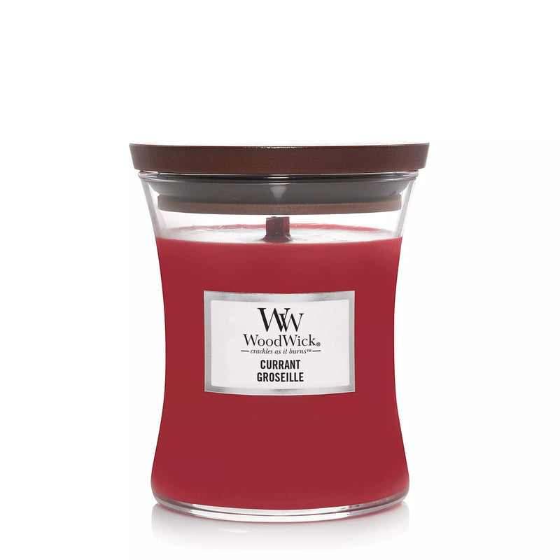 Currant Medium Hourglass Wood Wick Candle