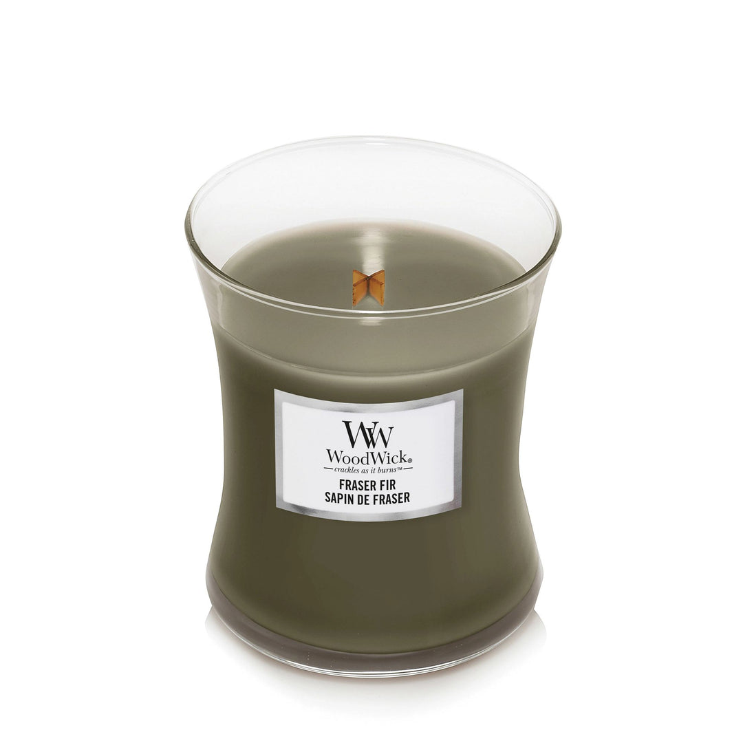 Frasier Fir Medium Hourglass Wood Wick Candle