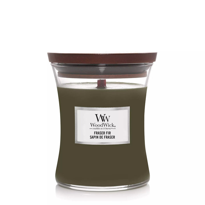 Frasier Fir Medium Hourglass Wood Wick Candle