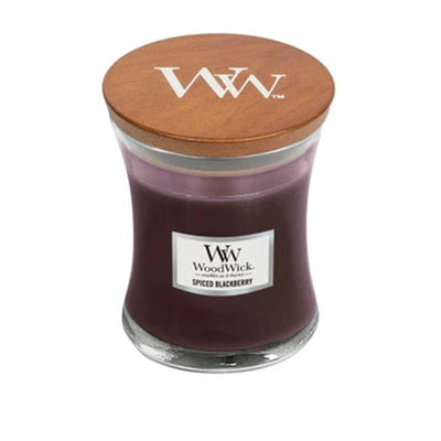 Wood Wick Candle Spiced Blackberry Mini Hourglass - Enesco Gift Shop