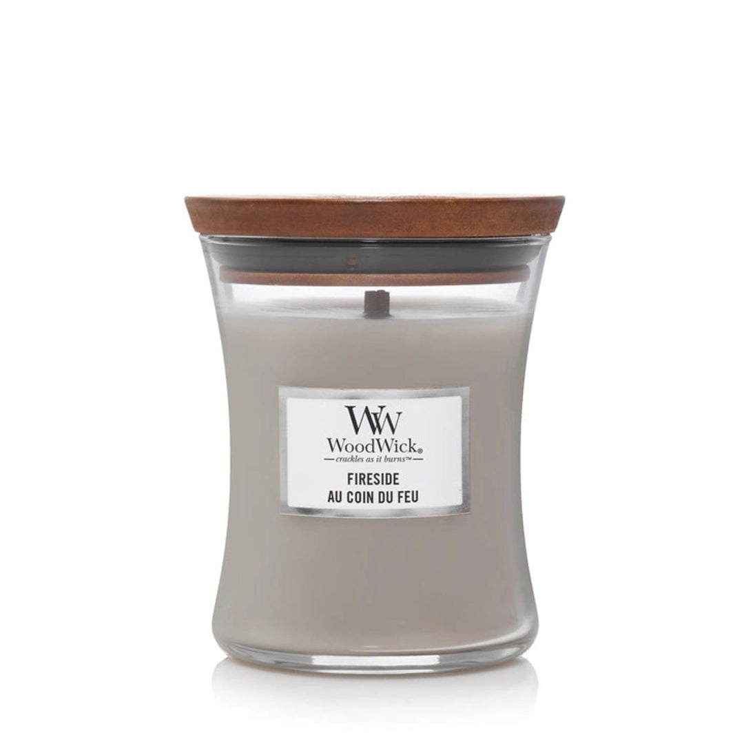 Fireside Mini Hourglass Wood Wick Candle