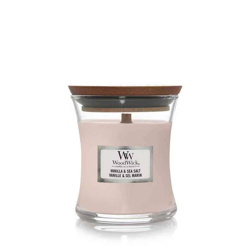 Wood Wick Candle Vanilla & Sea Salt Mini Hourglass - Enesco Gift Shop