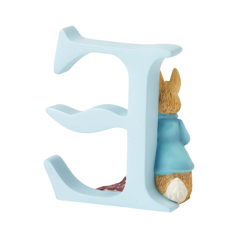 "E" - Peter Rabbit Decorative Alphabet Letter by Beatrix Potter