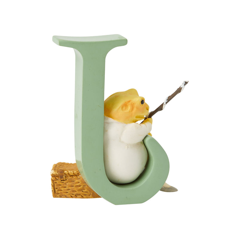 "J" - Peter Rabbit Decorative Alphabet Letter by Beatrix Potter