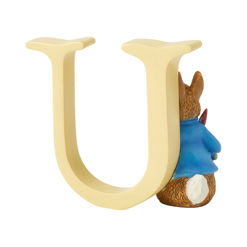 "U" - Peter Rabbit Decorative Alphabet Letter by Beatrix Potter