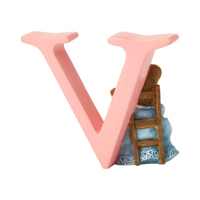 "V" - Peter Rabbit Decorative Alphabet Letter by Beatrix Potter