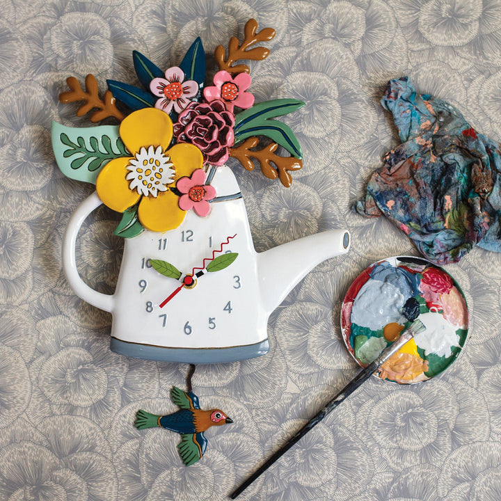 Blossom Clock (coffee pot with flowers)