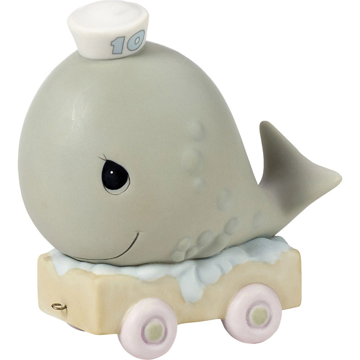 Birthday Train Age 10 Figurine by Precious Moments - "May Your Birthday Be Mammoth"