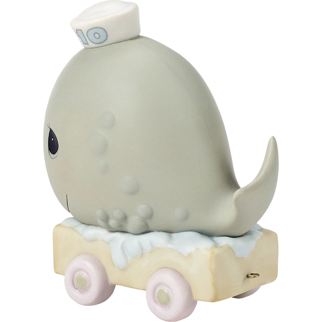 Birthday Train Age 10 Figurine by Precious Moments - "May Your Birthday Be Mammoth"