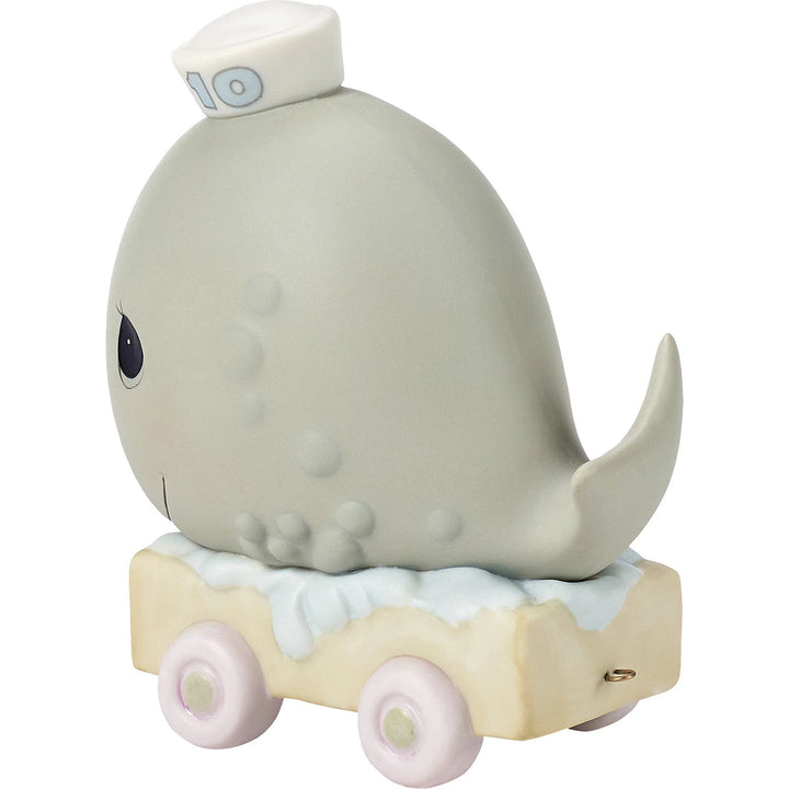 Birthday Train Age 10 Figurine by Precious Moments - "May Your Birthday Be Mammoth"