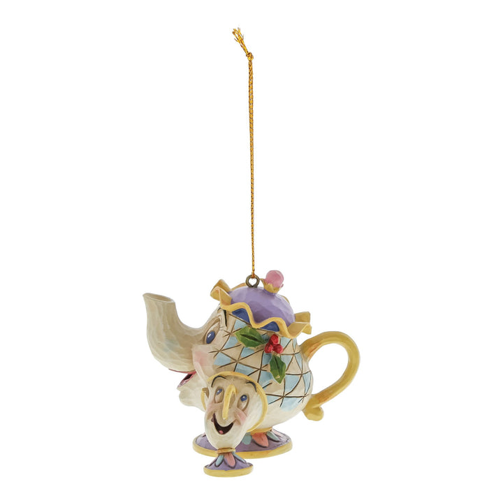 Mrs Potts & Chip Hanging Ornament - Disney Traditions by Jim Shore