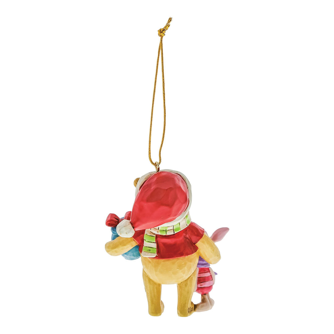 Winnie the Pooh and Piglet Hanging Ornament - Disney Traditions by Jim Shore