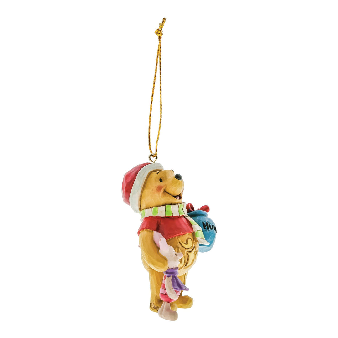 Winnie the Pooh and Piglet Hanging Ornament - Disney Traditions by Jim Shore