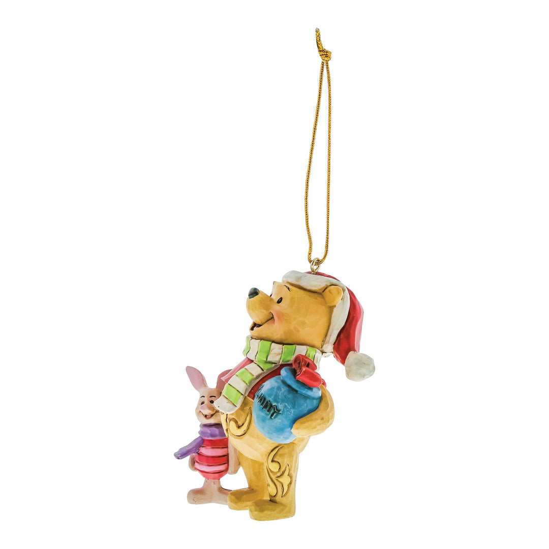 Winnie the Pooh and Piglet Hanging Ornament - Disney Traditions by Jim Shore