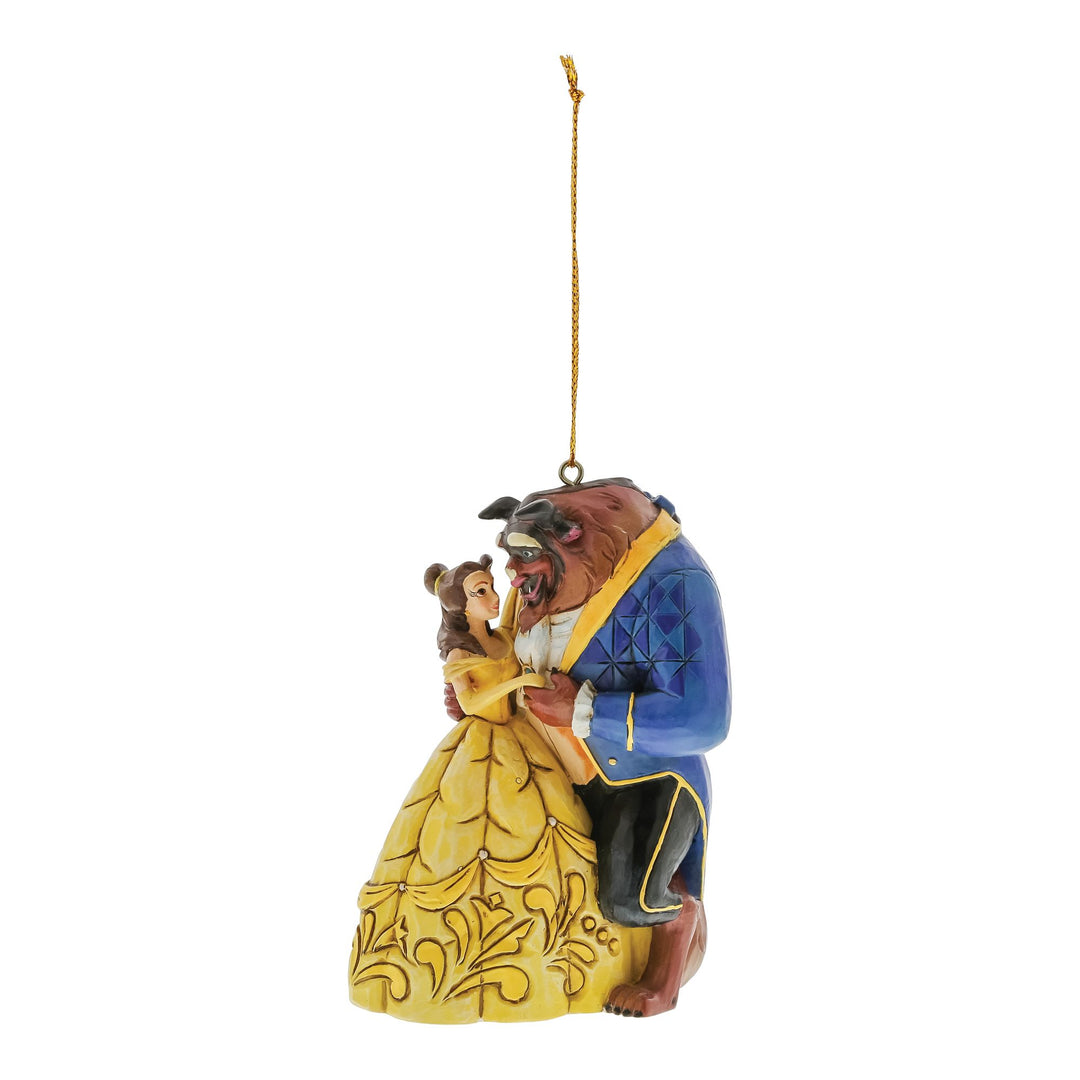 Beauty and The Beast Hanging Ornament - Disney Traditions by Jim Shore