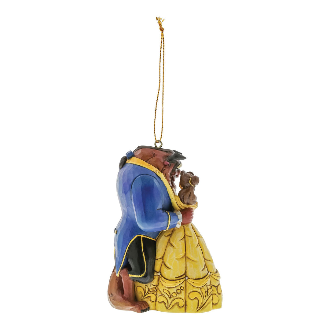 Beauty and The Beast Hanging Ornament - Disney Traditions by Jim Shore