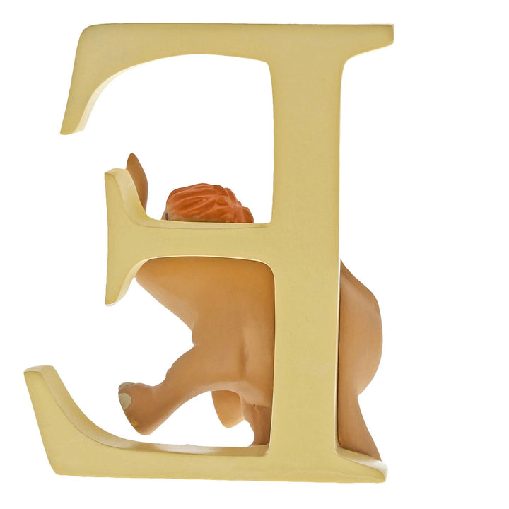 "E" - Baby Elephant Decorative Alphabet Letter by Enchanting Disney