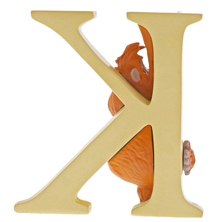 "K" - King Louie Decorative Alphabet Letter by Enchanting Disney