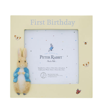 Peter Rabbit First Birthday Photo Frame by Beatrix Potter