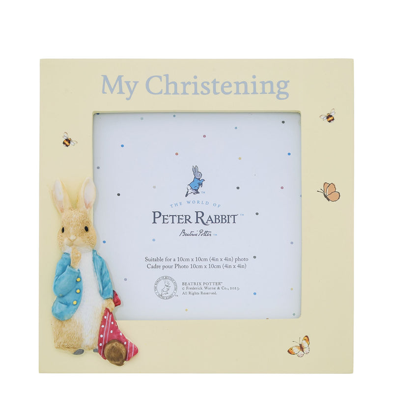 Peter Rabbit Christening Photo Frame by Beatirix Potter