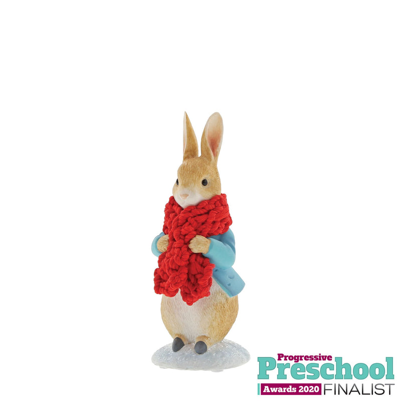 Peter Rabbit in a Festive Scarf Figurine by Beatrix Potter
