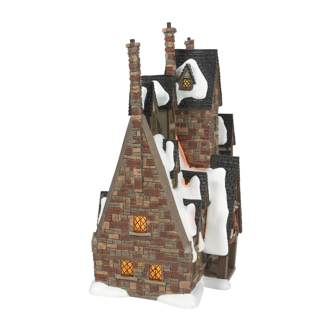 The Three Broomsticks Illuminated Model Building - Harry Potter Village by Department 56