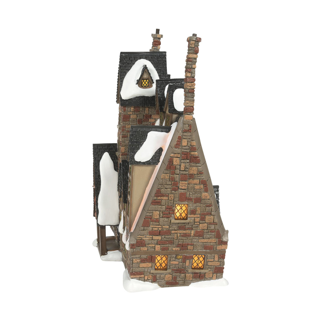 The Three Broomsticks Illuminated Model Building (EU Version) - Harry Potter Village by D56