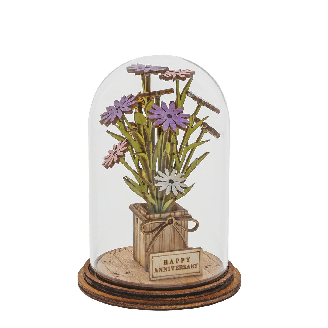 Happy Anniversary Flower Figurine - Kloche