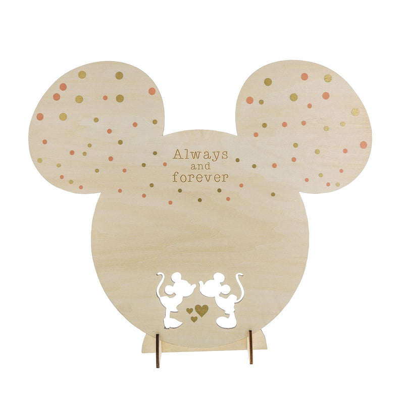Mickey and Minnie Mouse Plaque by Enchanting Disney Collection