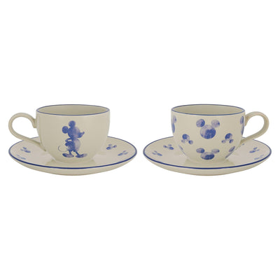 Disney Mono Teacup and Saucer (Set of 2) - Enesco Gift Shop